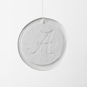 Collegiate 4" Suncatcher: University of Alabama, Athletic A - Crystal