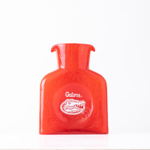 Collegiate 384 Water Bottle: University of Florida, Fighting Gators + Script - Dreamcicle